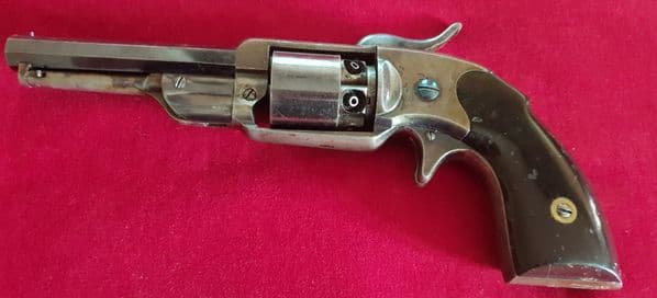C.R. Alsop Pocket Model .31 cal - A rare  Civil War Percussion Revolver. 80% blued finish. Ref 6899